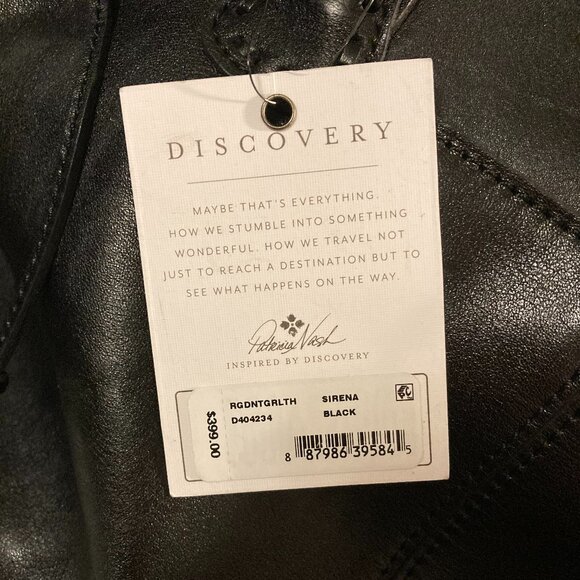 Patricia Nash Authenticated DiscoveryLine Black Leather Sirena Shoulder/Satchel - Picture 10 of 16